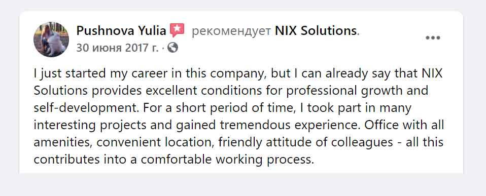 Nixsolutions reviews